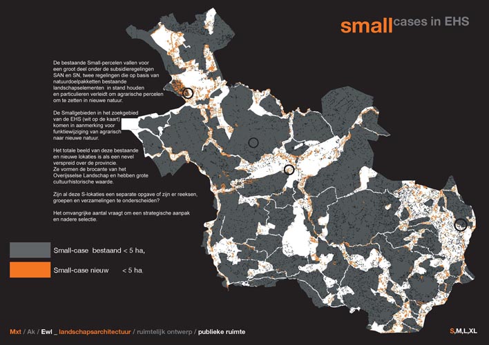 kaartbeeld  Smallcases in de EHS