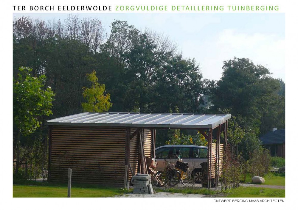 zorgvuldige detaillering tuinberging (ontwerp MAAS architecten)